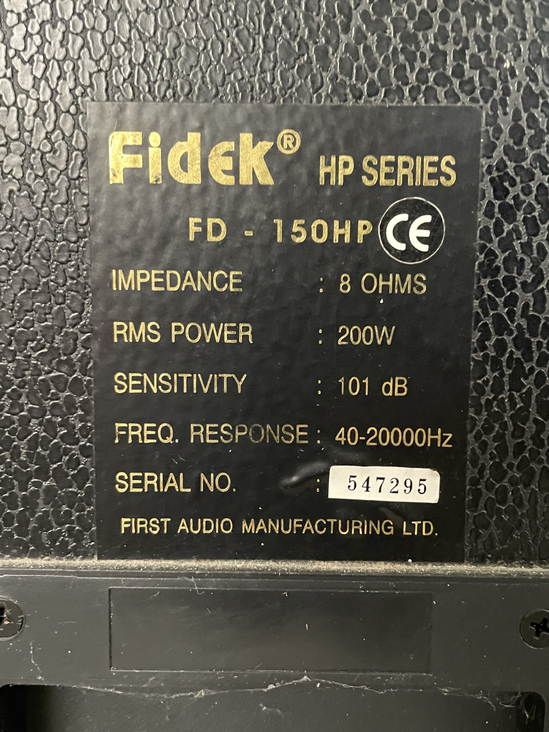 Par de Parlantes pasivos Fidek Potencia RMS de 200W c/u - Imagen 4